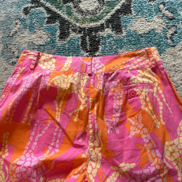 Lilly Pulitzer Pink Giraffic Park Pants – Size 4 - Picture 7 of 7